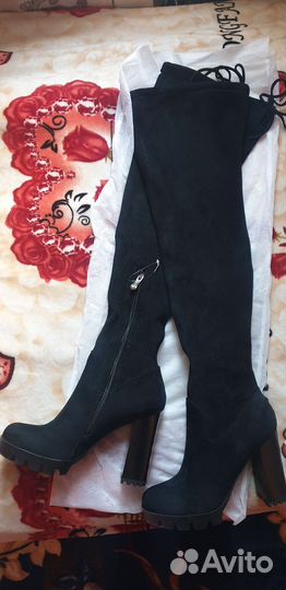 Сапоги ботфорты