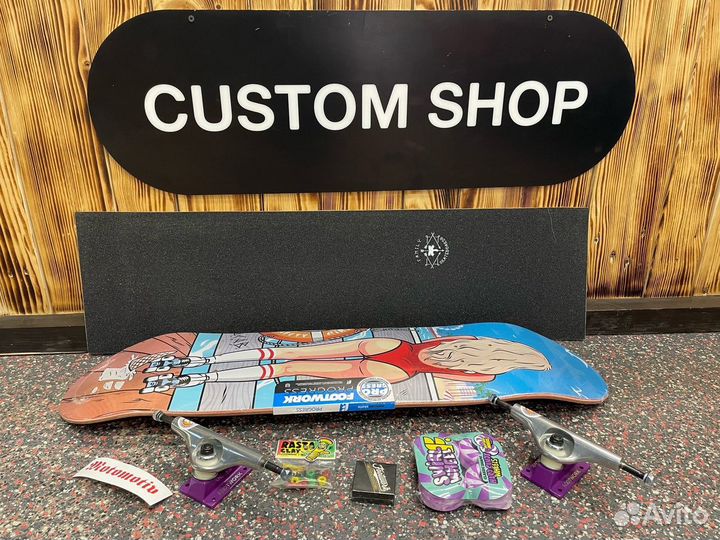 Кастом скейтборд на топ деталях