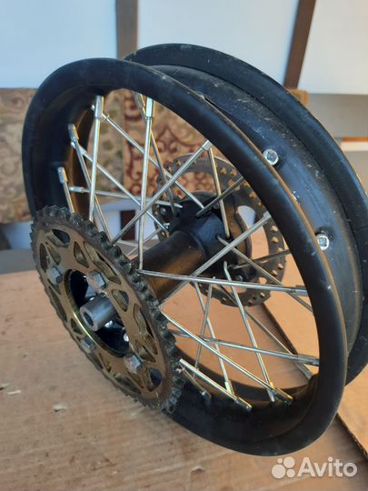 Диск задний на питбайк R12