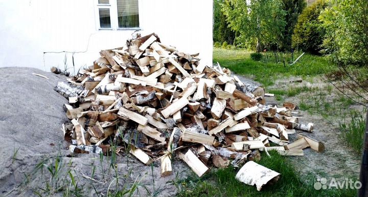 Дрова Береза от 1 куба в Сертолово