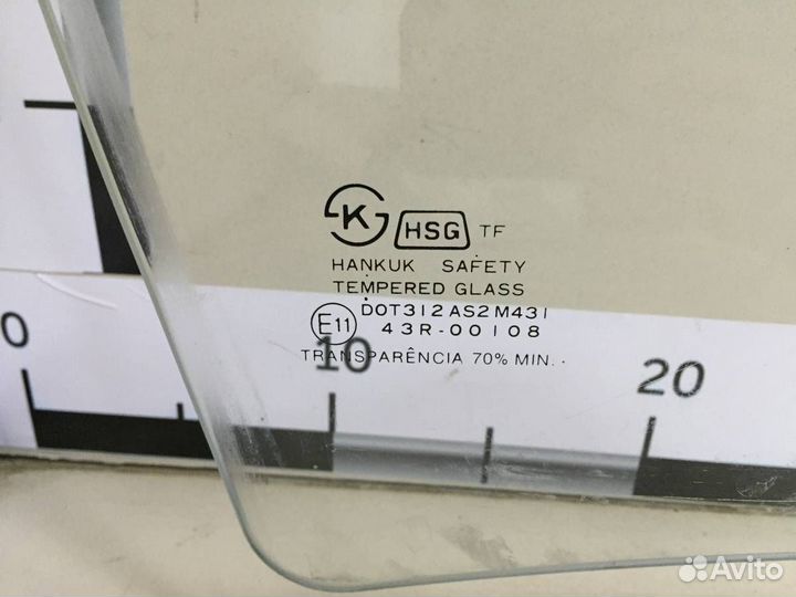 Стекло двери передней правой Daewoo Nexia N100/N15