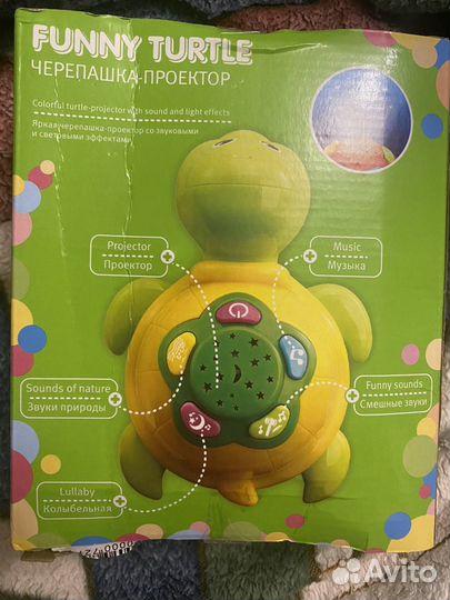 Развивающая игрушка BabyGo «Черепашка-проектор»