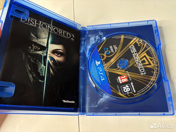 Dishonored 2 ps4 диск