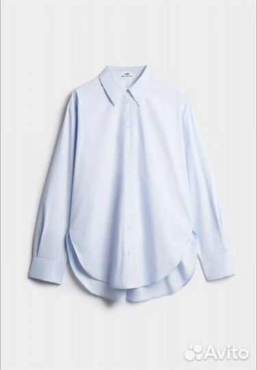 Рубашка lime голубая