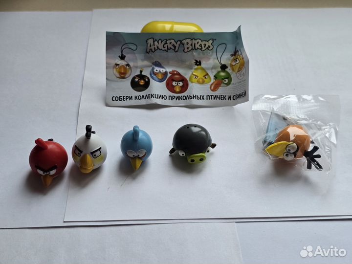 Angry birds фигурки