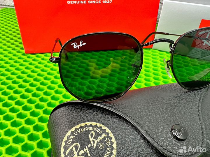 Очки ray ban hexagonal 3548 premium