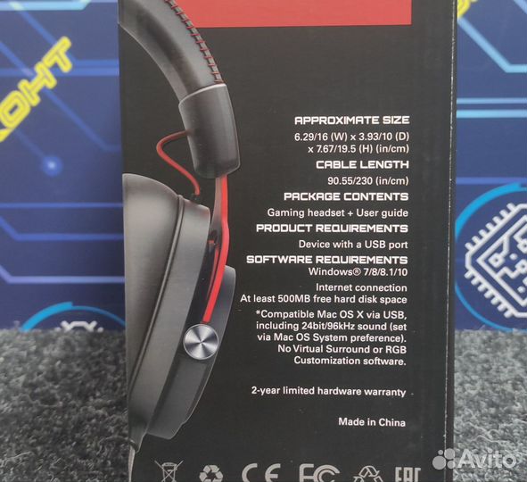 Наушники новые с микрофоном AOC GH300