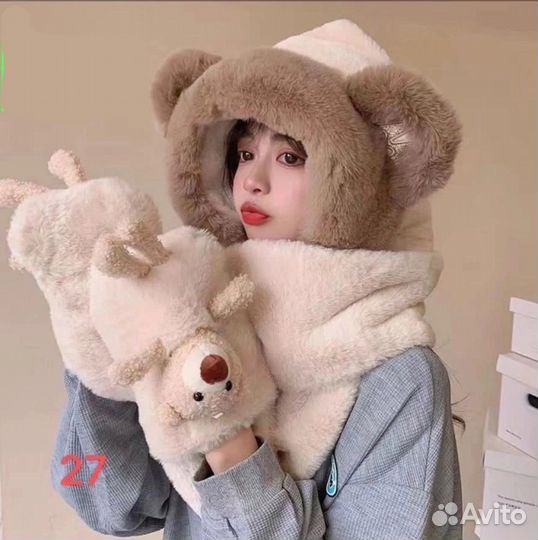 Женские меховые шапки