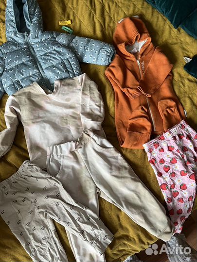 Вещи на девочку пакетом 74-86