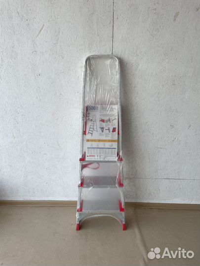 Стремянка алюминиевая 4 ступени 2,8м 