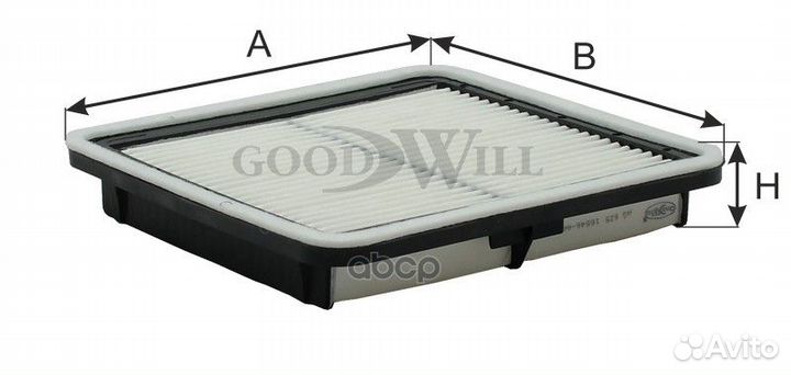 Фильтр воздушный subaru legacy /tribeca