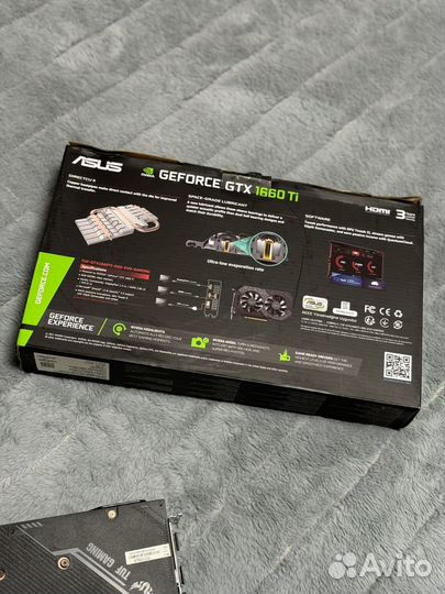 Asus Geforce GTX 1660 Ti видеокарта 6Gb