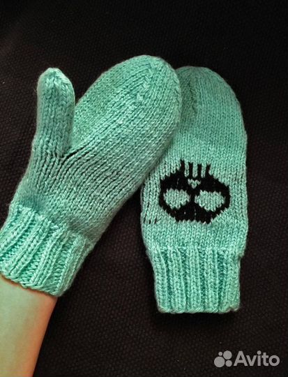 Варежки новые ручная работа