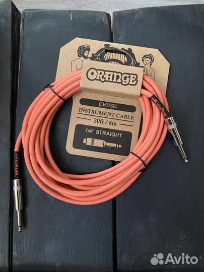 Гитарный кабель Orange crush Cable 6m Vox coiled
