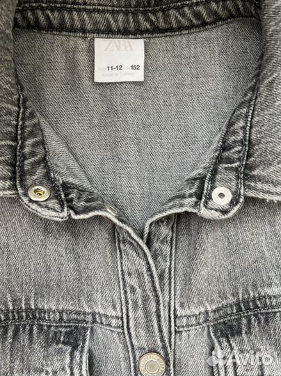 Джинсовая рубашка Zara 152 см