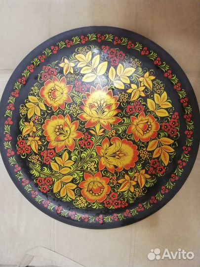 Блюдо поднос деревянное