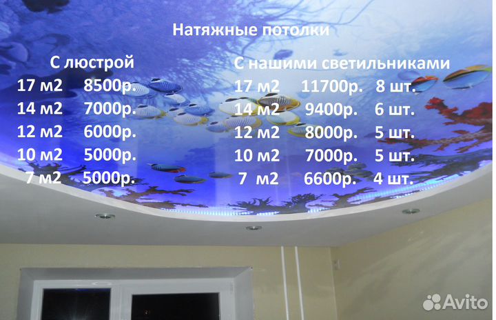 Натяжные потолки