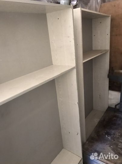 Белый ламинат стеллажи