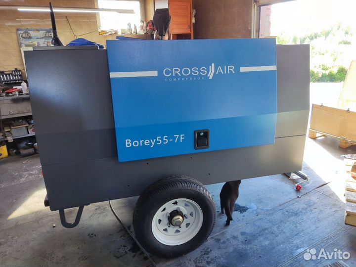 Дизельный винтовой компрессор crossair 7 бар