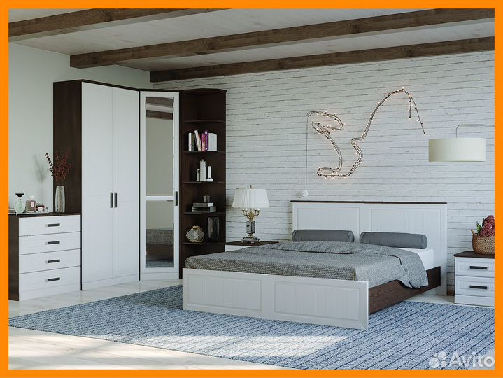 Кровать двухспальная Венеция 1.6 х 2м