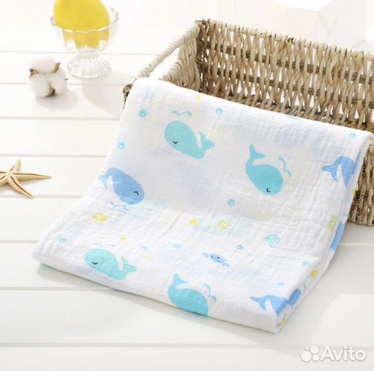 Полотенце из муслина 70х140