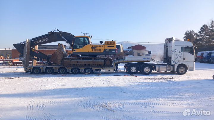 Перевозки негабарита тралом