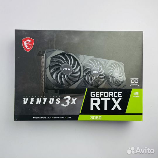 Видеокарта Msi RTX 3060 Ventus 3X OC 12GB