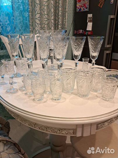 Посуда СССР хрусталь в добор