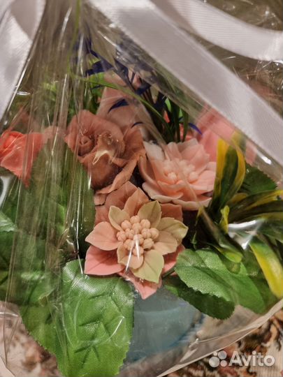 Букет цветов из мыла на подарок