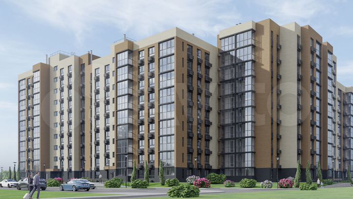 2-к. квартира, 86,3 м², 4/9 эт.