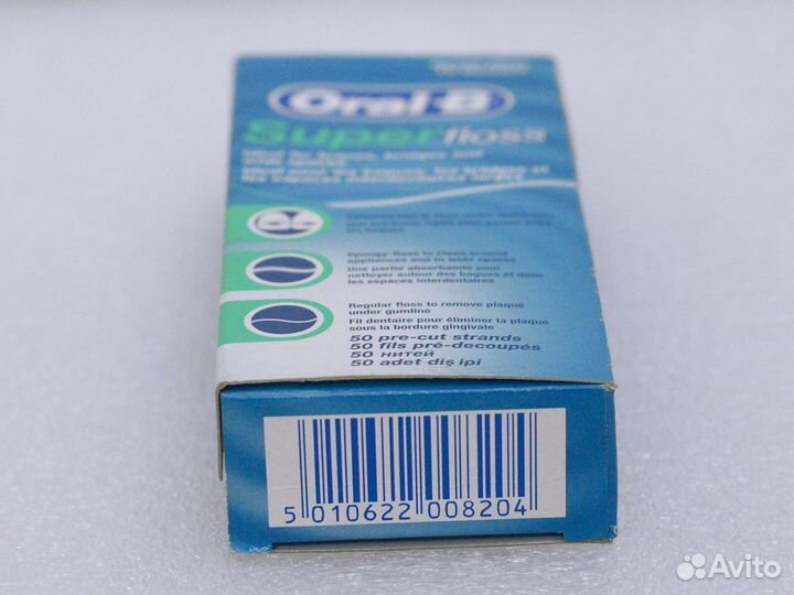 Oral B Super Floss зубная нить для брекетов