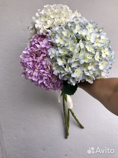 Гортензия искусственная декор интерьера фотозоны