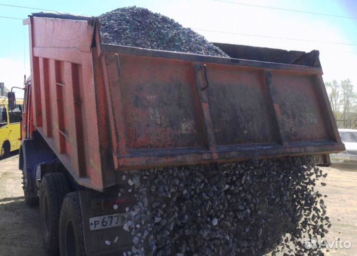 Щебень гравийный под парковку