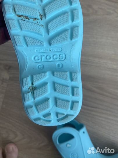 Сапожки детские резиновые crocs