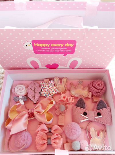 Набор аксессуаров для волос для детей новый