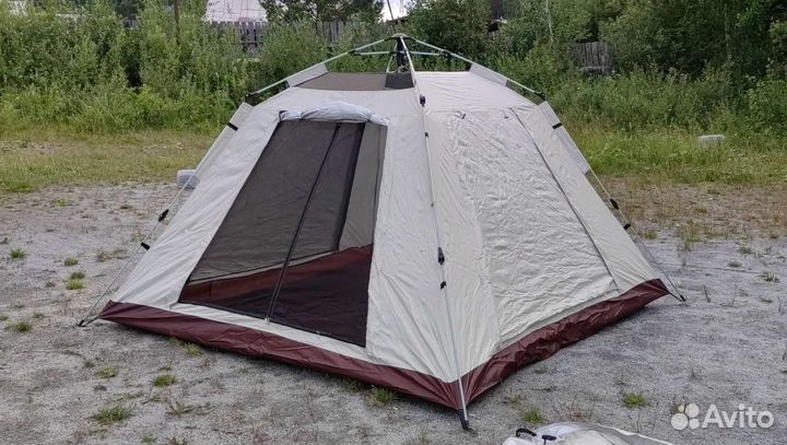 Летняя палатка автомат 240-240 с полом
