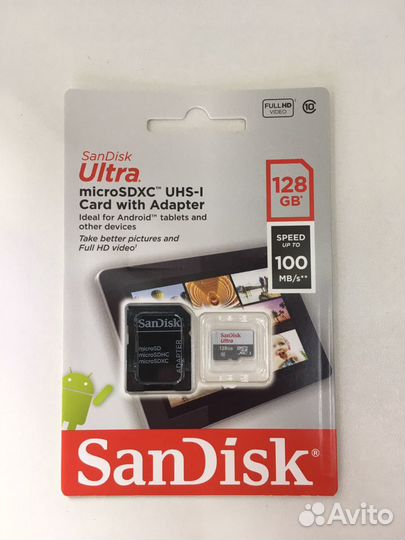 Карта памяти SanDick Ultra MicroSD 128gb
