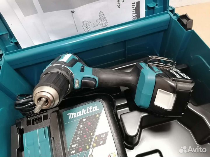 Шуруповерт Makita DDF485 (1x3.0Ah, зу, Makpac)