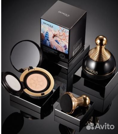 Кушон для лица с подушкой-грибком