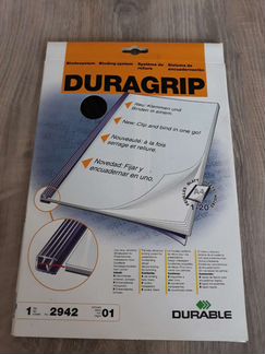 Обложка со скрепкошиной Durable А4