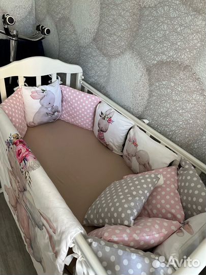 Бортики в детскую кроватку