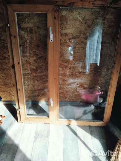 Деревянные окна со стеклопакетом бу