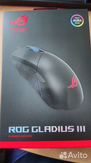 Asus rog gladius iii проводная 19000 dpi