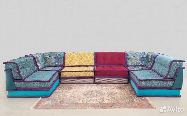 Диван угловой модульный куба