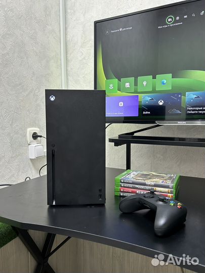 Xbox series x +игры +подписка
