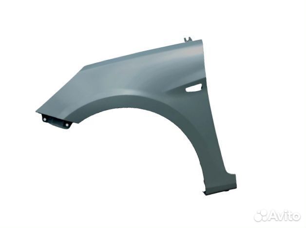Крыло левое Хендай Солярис 1 с до 2014 SAE серый