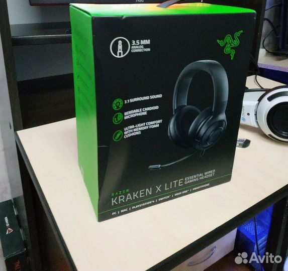 Гарнитура Razer kraken x lite