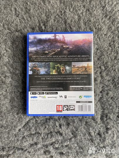 Игра для ps5 Metro exodus