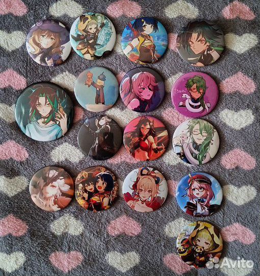 Значки аниме геншин