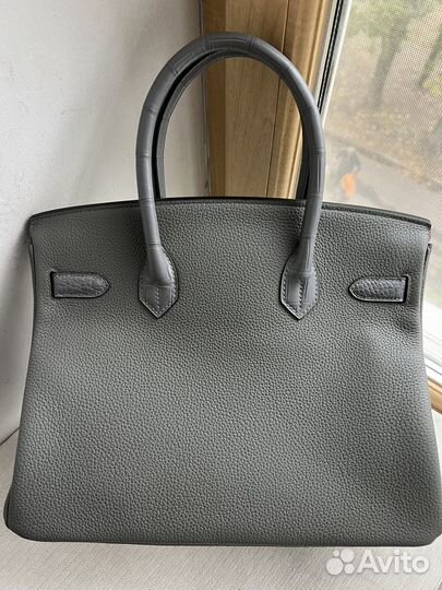 Сумка Hermes birkin 30 touch gris